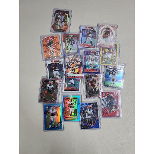 Lot of Assorted Cleveland Browns Football Trading Cards- All in Holders, Excellent Condition! 