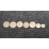 Image 1 : Lot Of (7) Silver Foreign Coins Panama , Cuba, Swedish, Canadian, Uruguay & Netherlands