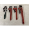 Image 1 : 4 Heavy Duty Pipe Wrenches - Lightly Used