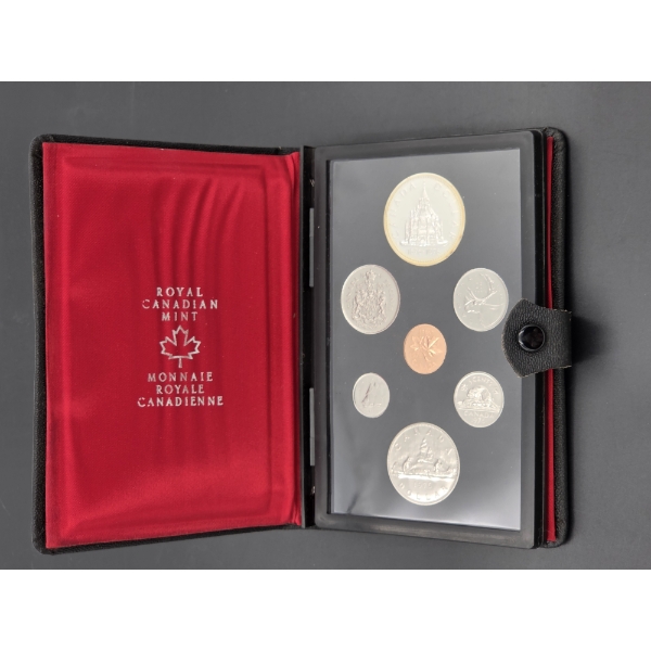 1976 Royal Canadian Mint Double Struck Silver Proof Coin Set - Mint Condition