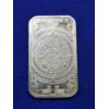 Image 2 : 1 oz .999 Fine Silver Bar - ft. Aztec Calendar and Cuauhtemoc