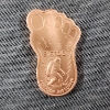 Image 3 : Stunning Bigfoot Footprint Shaped 1 Oz .999 Fine Copper Bar