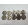 Image 4 : United States 90% Silver Dimes- $1.00 Face Value - Assorted Dates- Wonderful Condition