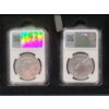 Image 8 : Set of Two 2023 NGC MS70 Morgan & Peace Silver Dollars - First Day of Issue - INCREDIBLE SET!