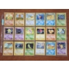 Image 1 : 18 Assorted Vintage Pokemon Trading Cards Including Many BASE SET & A Rare Dark Hypno!
