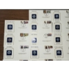 Image 4 : Collection of Colorized U.S. State Quarter Covers w/ State Stamps & 1922 Silver Peace Dollar