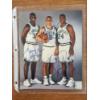 Image 1 : Mavericks Trio Signed 8"x10" Photograph - Ft. Jamal Mashburn, Jason Kidd, & Jim Jackson Autographs