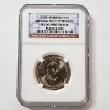 Image 1 : NGC MS66 Mint Error Missing Edge Lettering 2009 Harrison Presidential Dollar 