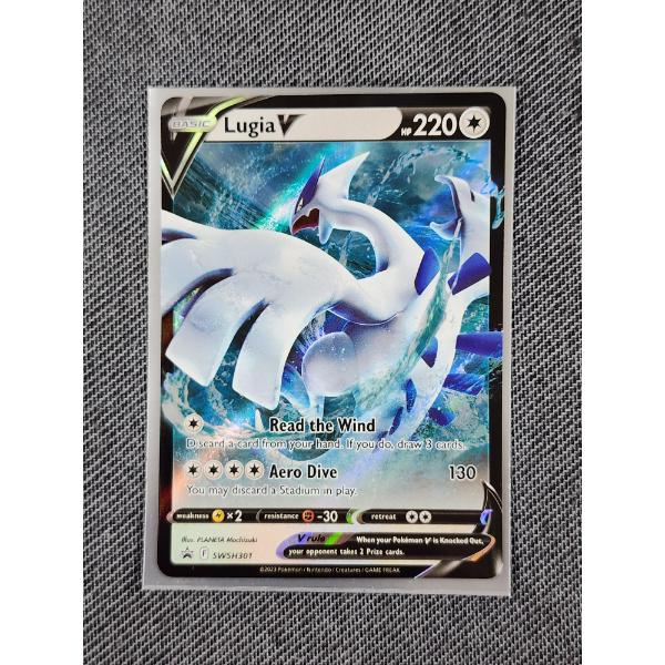 Lugia V Black Star Promo SWSH301 Holo Rare Pokemon Trading Card 