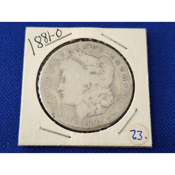 1881-O 90% Silver Morgan Dollar