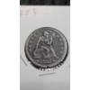 Image 1 : 90% Silver 1853 US Liberty Seated Quarter