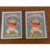 Image 1 : 1985 Garbage Pail Kids - Patty Putty & Muggin' Megan Cards - 42A & 42B - Mint Condition