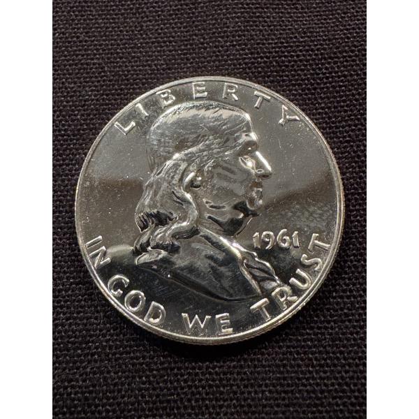 Exceptional 1961 United States Franklin Silver Proof Half Dollar - Mint Condition