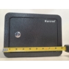Image 5 : Marcree Small Black Metal Locking Safe/Storage Box Measuring About 9" X 7" X 6.5"