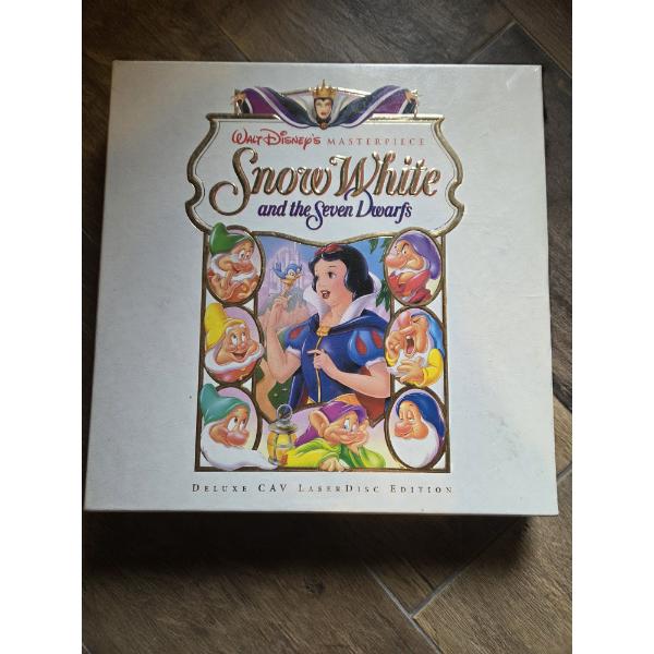 SEALED  Deluxe CAV Laserdisc Edition Snow White. Hardcover Book, & 10 Exclusive Limited Lithographs 