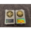 Image 1 : 2 - Limited Edition 2024 Donald Trump Presidential Campaign Proof Like Coins
