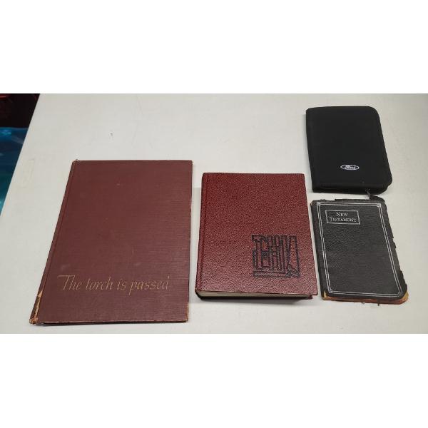 Assorted Books & Ford Manual Cover 