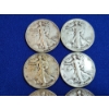 Image 2 : x6 Assorted Years Walking Liberty 90% Silver Half Dollars FV: $3.00