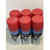 Image 2 : 6 Cans Of Valspar 2nd Skin Peel-Off Coating Spray Paint - Brand New 