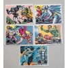 Image 1 : (5) Vintage 1966 Topps Batman Trading Cards From The "Black Bat" Series