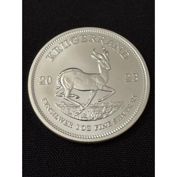 2023 South African Krugerrand .999 One Troy Ounce Fine Silver Coin - Mint Condition