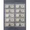 Image 1 : Assorted Series $1 Silver Certificates - Face Value: $10.00