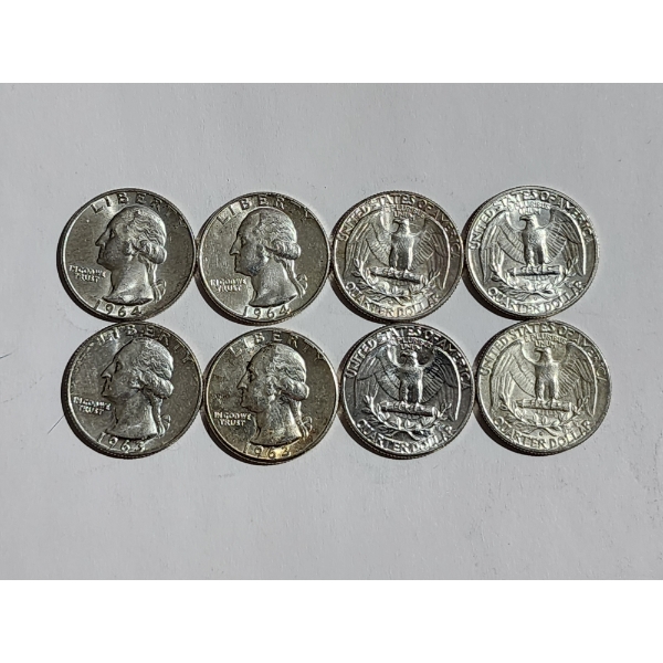 $2.00 Face Value in 90% Silver Quarters - Great Condition