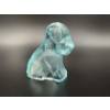 Image 4 : Degenhart Dogs - Ice Blue - Adorable Uranium Glass Dog Figurine - ~2.5 inches 