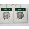 Image 4 : x5 Assorted Years 90% Silver Washington Quarters FV: $1.25