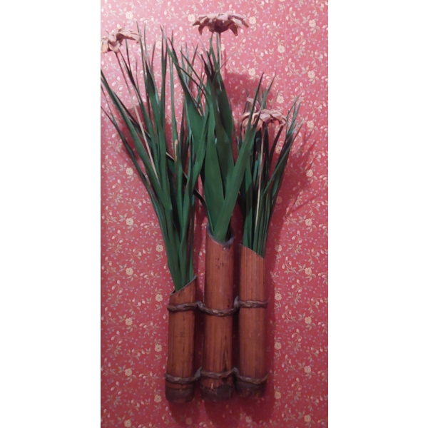 Home Decor Group Including Floral (Reeds) Wall Sconce & Framed Prints & More