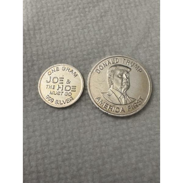 Limted Edition Donald J. Trump 1/10 Silver Ounce & 1 Gram Campaign Silver Round