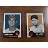 Image 1 : Cleveland Indians Bob Lemon & Larry Doby Topps Baseball Cards - Mint Condition