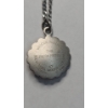 Image 4 :  Catamore Sterling Silver 1964 World's Fair Vatican Pavilion Pieta Pendant With NON-Sterling Chain