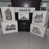 Image 1 : 7 pc Dickens Christmas Village Pieces