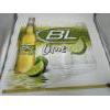 Image 2 : Large Budlight Lime Advertising Metal Sign Approx. 27"x28"