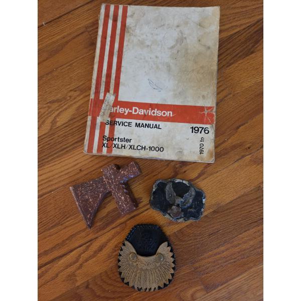*Pick Up At Louisville Home - No Shipping Available* Vintage Harley Davidson Service Manual, Harley 