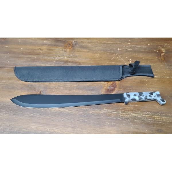 21" Long 440 Stainless Blade Machete With Sheath 