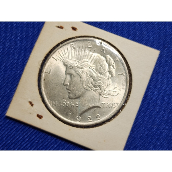 1922 Silver Peace Dollar - 90% Silver U.S. Dollar