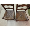 Image 2 : Louisville Home Pickup - Antique Pair Of Wood Ladder Back Chairs In Excellent Condition See Pics