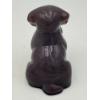 Image 3 : Adorable Degenhart Vintage Glass Dog Figurine -Orchid