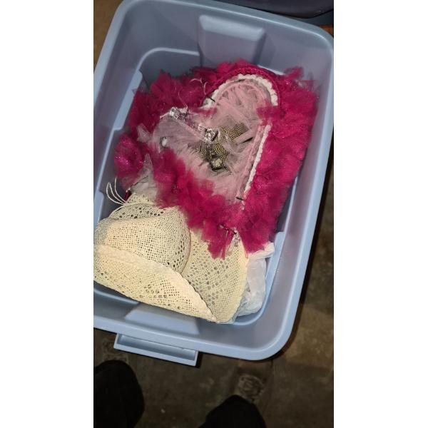 PICKUP IN NORTHFIELD - Tub Of Decor & Yard Hats As Shown - See Pics