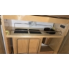 Image 2 : Rev-A-Shelf Utensil Cabinet Pull-Out Insert with Utensil Cup and 2 Knife Blocks - 24.5Hx21 5/8D x 8W