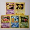 Image 1 : Five Assorted Vintage Pokemon Trading Cards Ft. Three Neo Genesis Set 1ST EDITION & Two Rares! ~ NM!