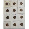 Image 3 : Assortment of Lincoln Wheat Cents from Various Years and Mints