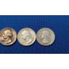 Image 3 : (4) Assorted Years 1942, 1955, 1964 x2 Washington Head 90% Silver Quarters - Face Value: $1.00