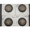Image 3 : Five Assorted 90% Silver United States Barber Quarters ~ $1.25 Face Value!