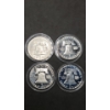 Image 2 : Assorted Years 90% Silver Franklin Half Dollars With Some Proofs - Face Value: $2.00 
