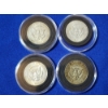 Image 2 : x4 40% Silver Kennedy Half Dollars 1966, 1966, 1967, 1969 In Coin Capsules FV: $2.00
