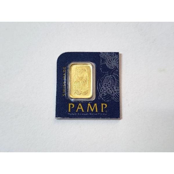 PAMP Suisse 1g .9999 Fine Gold Bar In Sealed Package