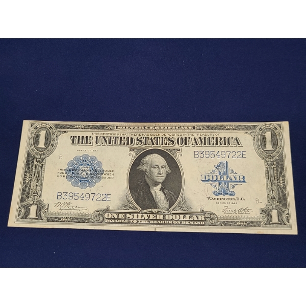 1923 United States Silver Certificate FR#237 Woods/White Large Size "Horseblanket"